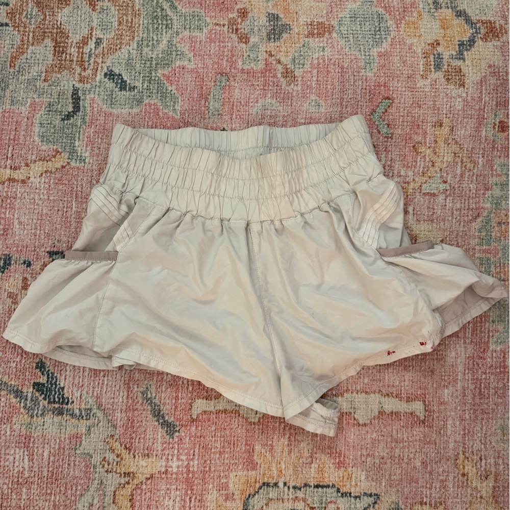 white fp movement “get your flirt on” shorts